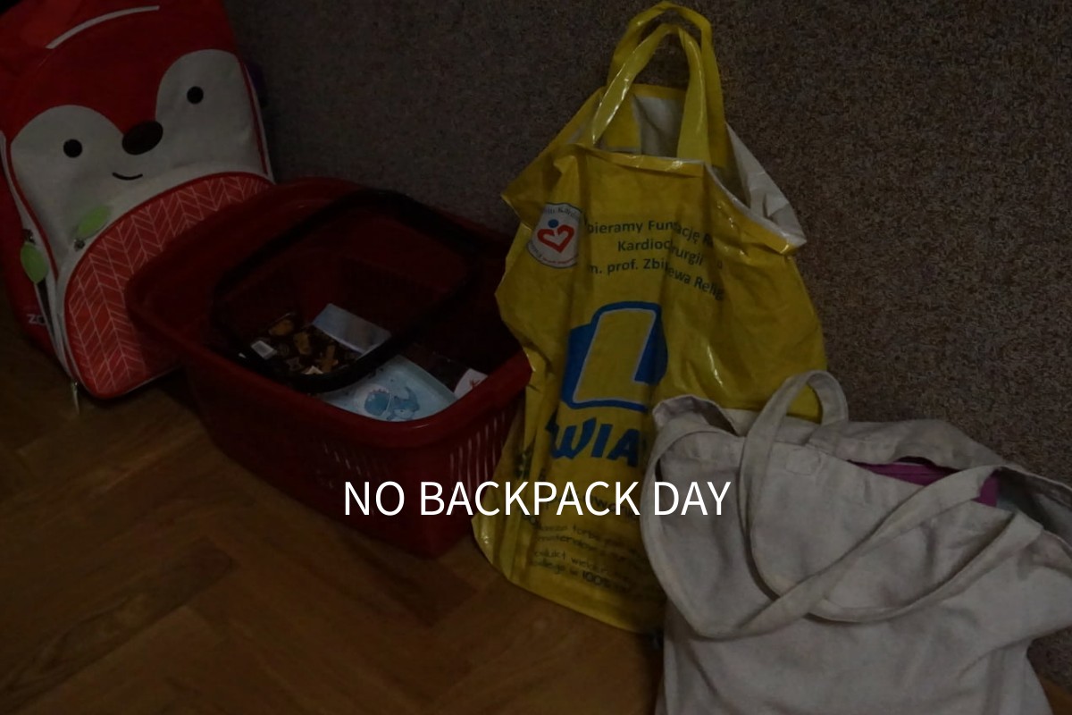NO BACKPACK DAY