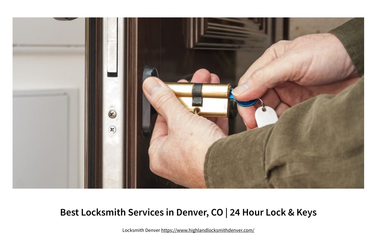 Best Locksmith Services in Denver, CO | 24 Hour Lock & Keys