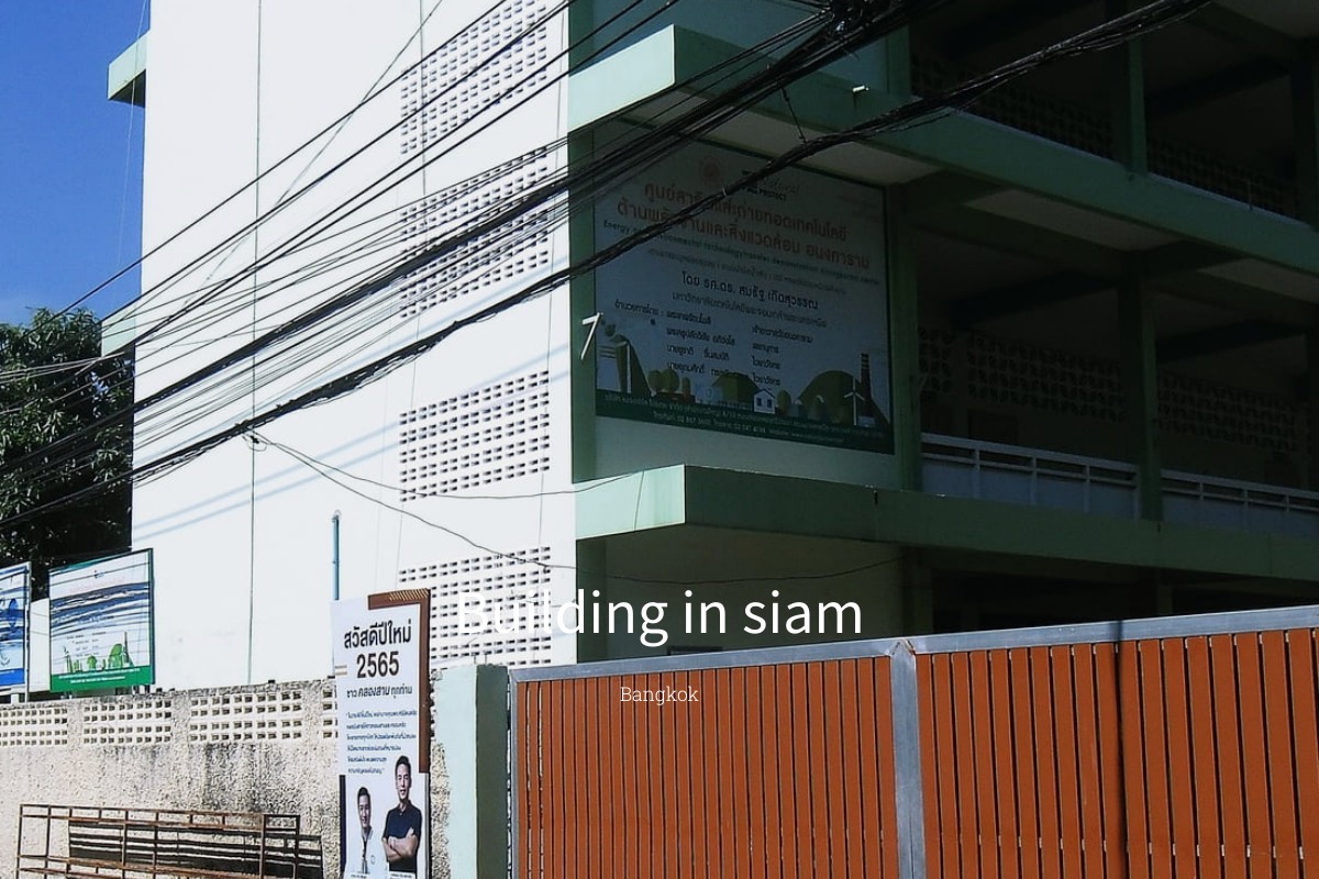 Building in siam