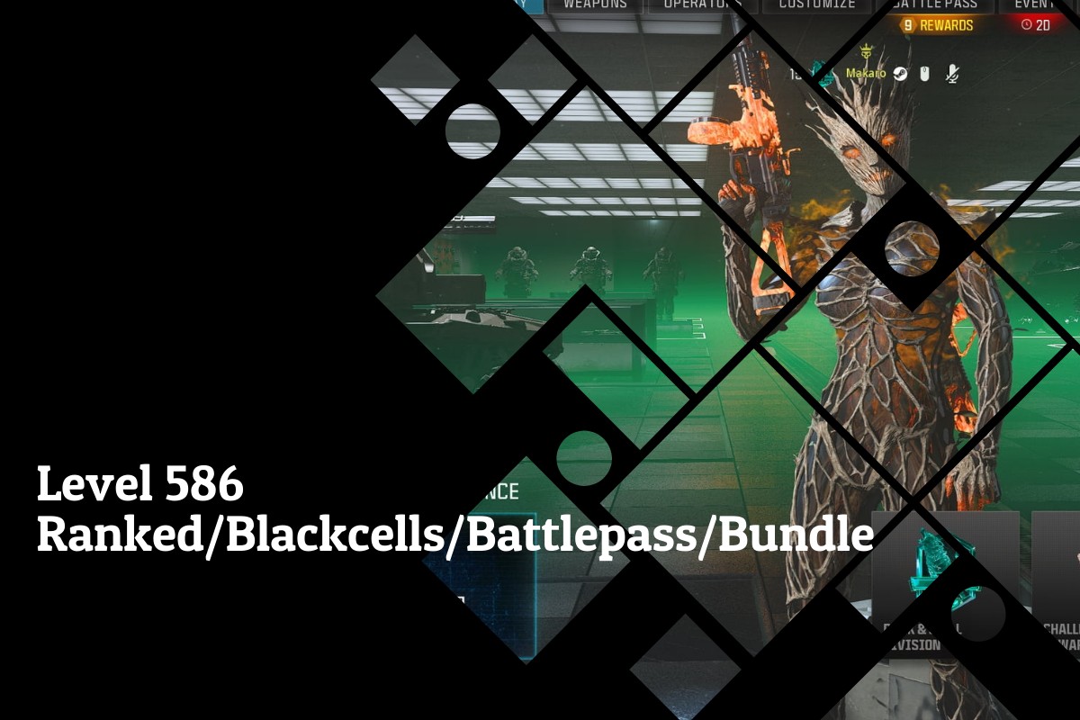 Level 586 Ranked/Blackcells/Battlepass/Bundle