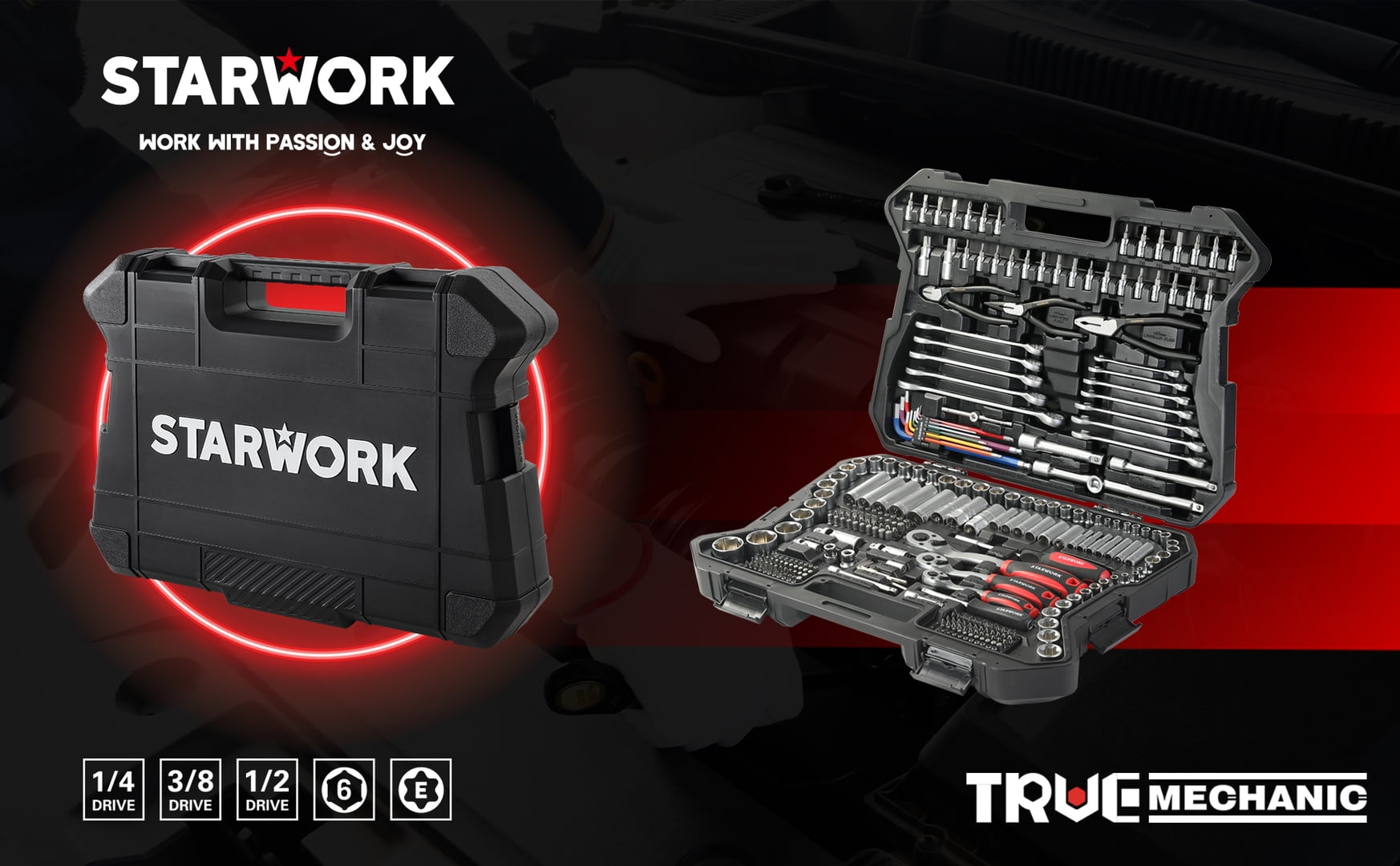STARWORK TRUE MECHANIC™ 314-Piece Mechanics Tool Set | eBay