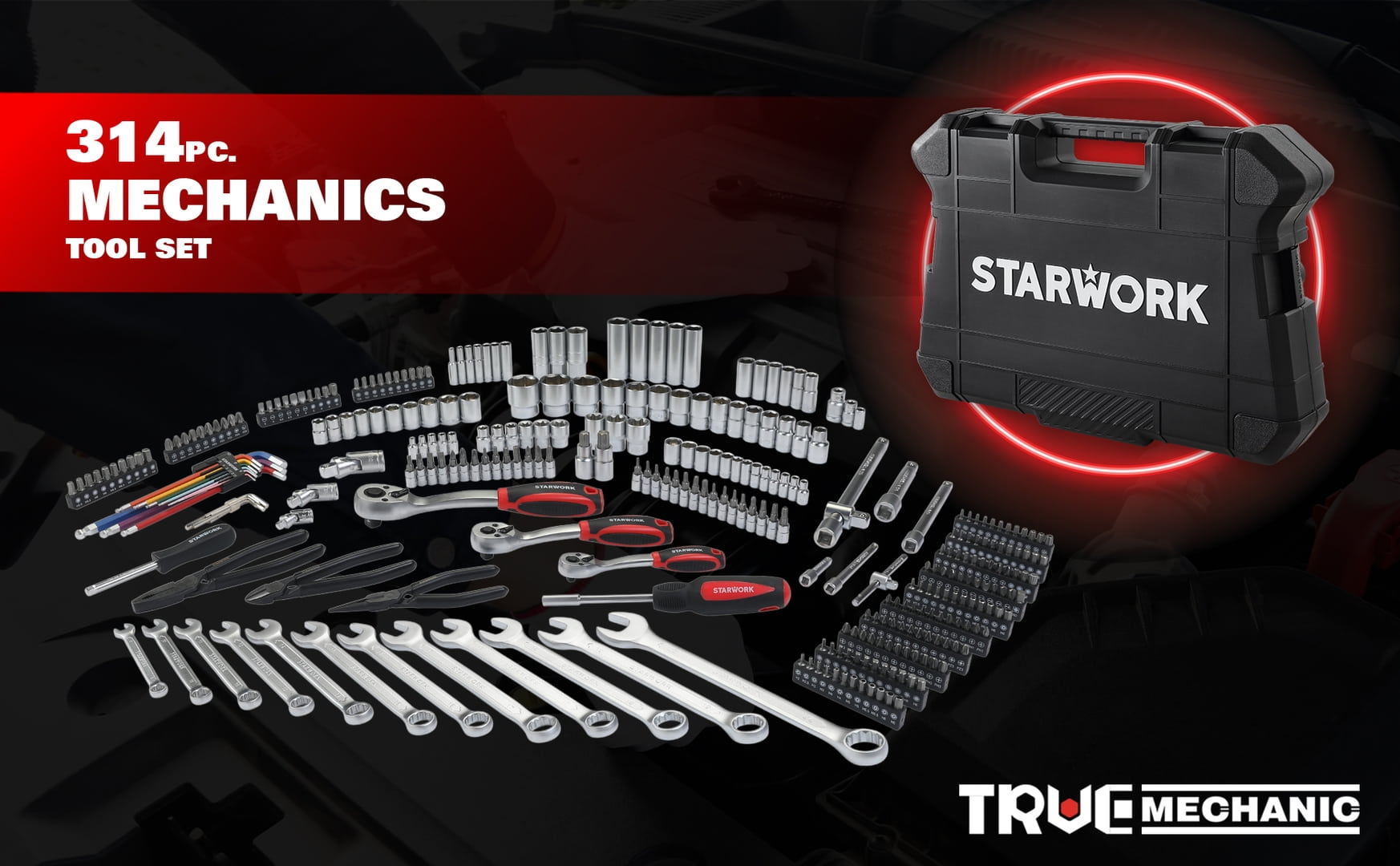 STARWORK TRUE MECHANIC™ 314-Piece Mechanics Tool Set | eBay