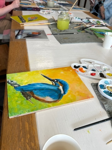 Workshop vogel schilderen